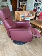 Prominent relax stoel, Huis en Inrichting, Fauteuils, Ophalen, Gebruikt, Minder dan 75 cm, Leer