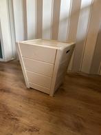 Houten opberg poef, Ophalen, Zo goed als nieuw, Hout, Minder dan 50 cm