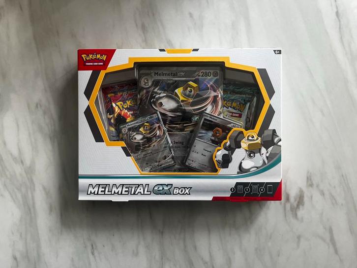Melmetal EX Box - Pokemon TCG, Hobby en Vrije tijd, Verzamelkaartspellen | Pokémon, Nieuw, Ophalen of Verzenden