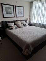 BOXSPRING BEDDEN, Ophalen, Strak, Bruin, Tweepersoons
