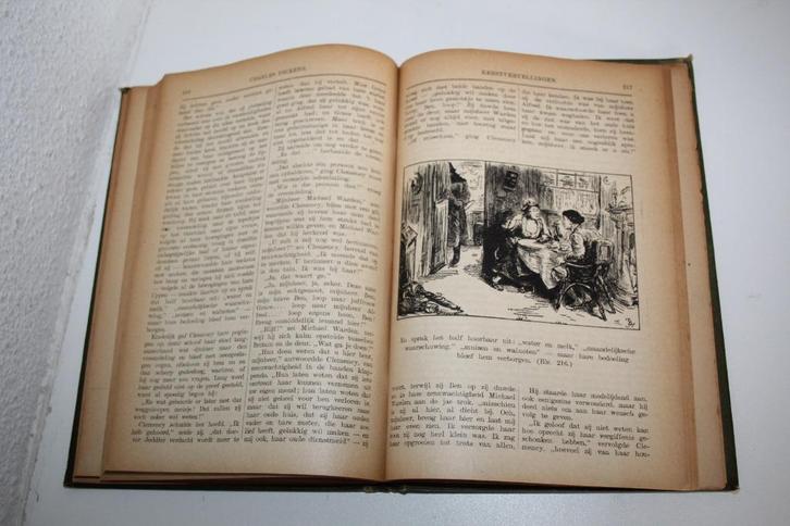 Kerst vertellingen van Charles Dickens. Met 27 Illustratiën., Antiek en Kunst, Antiek | Boeken en Bijbels, Ophalen of Verzenden