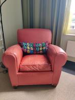 Lounge stoel - rood, met kussen, Ophalen, Gebruikt
