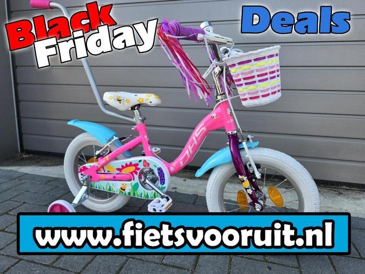 Splinternieuw! Devron Summer 14" Meisjesfiets 14 inch roze, Fietsen en Brommers, Fietsen | Meisjes, Nieuw, 14 inch of minder