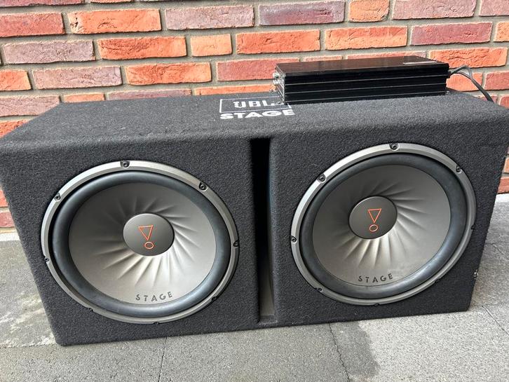 JBL Stage Subwoofer met Excursion Versterker, Auto diversen, Autospeakers, Gebruikt, Ophalen of Verzenden