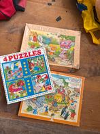 Vintage Puzzels - Set van 3!, Gebruikt, Van hout, 6 jaar of ouder, Meer dan 50 stukjes