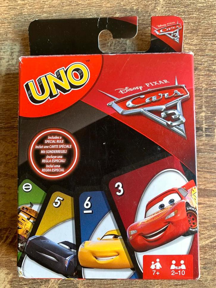 Uno Cars, Hobby en Vrije tijd, Gezelschapsspellen | Kaartspellen, Zo goed als nieuw, Ophalen of Verzenden