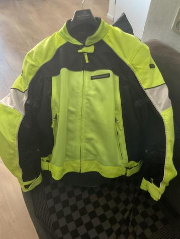 Motorjas Doorwaai jas met protectie Fluo Zomerjas (X)XL beschikbaar voor biedingen