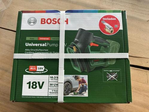 Bosch compressor accu pomp 10,3 Bar Auto-Fiets €38+ accu €68, Doe-het-zelf en Verbouw, Compressors, Nieuw, 10 bar of meer, Minder dan 25 liter