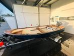 Visboot-grachtensloep-studentensloep+-4m/4 PK Yamaha/Trailer, Watersport en Boten, Tot 10 pk, Ophalen of Verzenden, Zo goed als nieuw