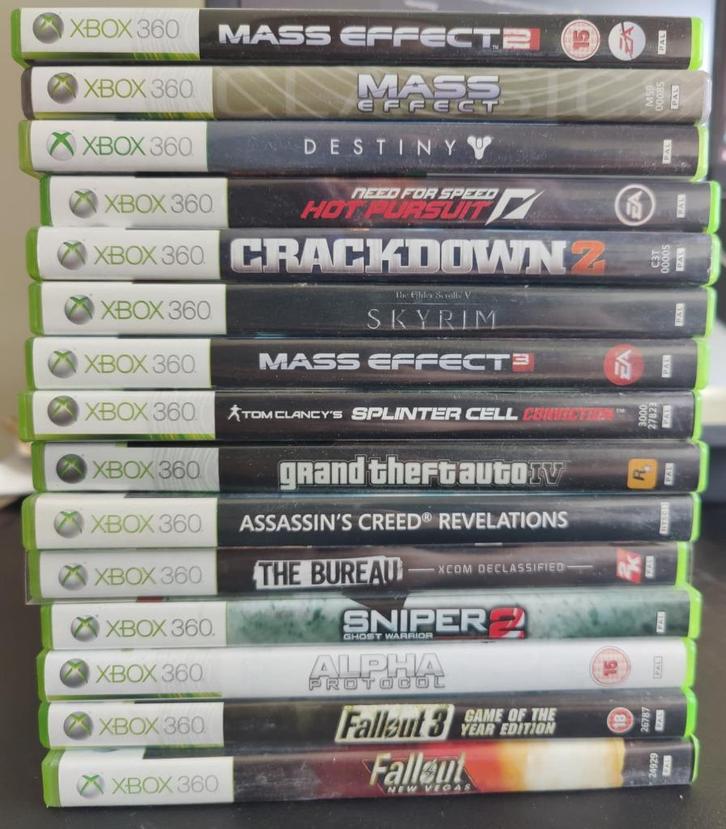 Xbox 360 spellen, Spelcomputers en Games, Games | Xbox 360, Gebruikt, Overige genres, 1 speler, Vanaf 18 jaar, Eén computer, Online