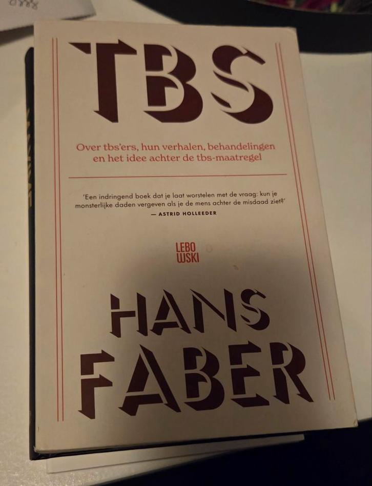 TBS - Hans Faber, Boeken, Psychologie, Zo goed als nieuw, Klinische psychologie, Ophalen of Verzenden