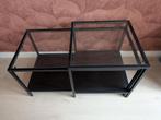Ikea salontafel set VITTSJÖ zwart, Huis en Inrichting, Ophalen, Gebruikt, 100 tot 150 cm, 50 tot 100 cm