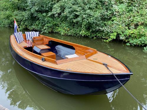 Klassieke Beenakker vlet/sloep 1975, Watersport en Boten, Sloepen, Gebruikt, Tot 10 pk, 6 meter of meer, Binnenboordmotor, Diesel