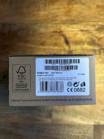 ➡️ NIEUW Gigaset S700H S700 PRO S30852-H2974-R102 beschikbaar voor biedingen