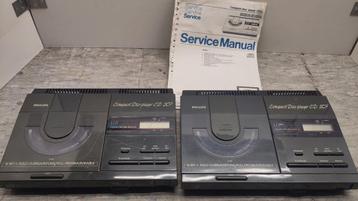 2 stuks Philips cd 207 met org service manual beschikbaar voor biedingen