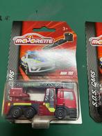 Majorette Brandweerauto's MAN TGS Rosenbauer en Mercedes, Hobby en Vrije tijd, Modelauto's | Overige schalen, Ophalen of Verzenden