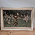 Gravure Franz Hanfstaengl Reifspiel, Antiek en Kunst, Kunst | Schilderijen | Klassiek, Ophalen