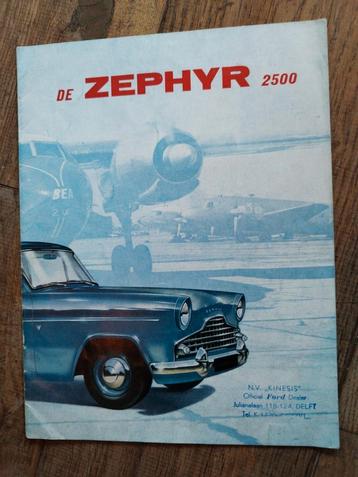 Ford Zephyr 2500 Brochure - 1957 beschikbaar voor biedingen
