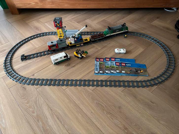 Lego City Goederentrein Compleet 60198, Kinderen en Baby's, Speelgoed | Duplo en Lego, Zo goed als nieuw, Lego, Complete set, Ophalen of Verzenden