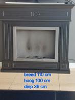 Haard met ombouw voor gel potten staat heel leuk., Huis en Inrichting, Haarden, Ophalen, Gebruikt, Gelhaard