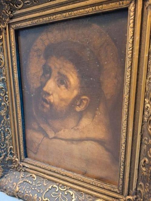 H. Franciscus van Assisi, in passende barok lijst., Antiek en Kunst, Kunst | Schilderijen | Klassiek, Ophalen of Verzenden