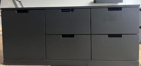IKEA nordli kasten Antraciet, Huis en Inrichting, Kasten | Ladekasten, Gebruikt, Minder dan 100 cm, 100 tot 150 cm, 25 tot 50 cm