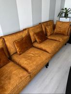 Goosens Velvet Bank - Goud - Nieuwstaat!, Ophalen, 300 cm of meer, 75 tot 100 cm, Zo goed als nieuw