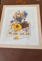 BORDUURPAKKET LANARTE MARJOLEIN BASTIN VIOLETS, Hobby en Vrije tijd, Verzenden, Nieuw, Handborduren, Borduurpakket