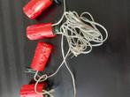 Nostalgische kerstverlichting/ vorm van kaarsenhouder, Diversen, Ophalen of Verzenden, Zo goed als nieuw