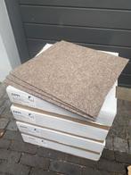 Tapijttegels van Heugten NIEUW, Ophalen, Duurzame naaldvilt tapijttegel met ribstructuur., Beige, Nieuw