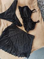 Nieuwe zwarte 3-delige bikini set met rokje - Shein XL, Kleding | Dames, Badmode en Zwemkleding, Zwart, Nieuw, Ophalen of Verzenden