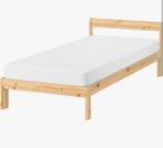 Ikea 90x200 bedframe met lattenbodem Luroy, Huis en Inrichting, 90 cm, Eenpersoons, Beige, Scandinavisch