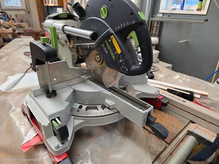 Festool Kapex ks120eb  Afkortzaag, Doe-het-zelf en Verbouw, Gereedschap | Zaagmachines, Gebruikt, Afkortzaag, 1200 watt of meer