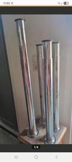 Chrome verstelbare tafelpoten, Tafelpoot, Minder dan 50 cm, Gebruikt, 50 tot 100 cm