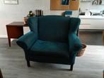 Riviera Maison Loveseat met blauwe hoes, Ophalen, Gebruikt, Tweepersoons, 75 tot 100 cm