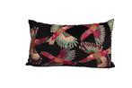 Kussen Toucan Fluweel Zwart, Huis en Inrichting, Woonaccessoires | Kussens, Verzenden, Nieuw, Zwart, Rechthoekig