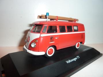 Volkswagen T1 brandweerbus  '' Schuco '' beschikbaar voor biedingen