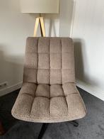 Draaifauteuil merk Woods   Taupe, Teddy, Huis en Inrichting, Fauteuils, Ophalen, 75 tot 100 cm, Zo goed als nieuw, Metaal