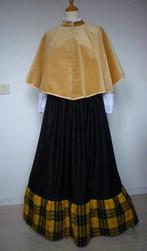 HISTORISCH/VICTORIAANSE ROK EN CAPE, FLUWEEL(NIEUW) DICKENS, Kleding | Dames, Overige Dameskleding, Ophalen of Verzenden, Nieuw