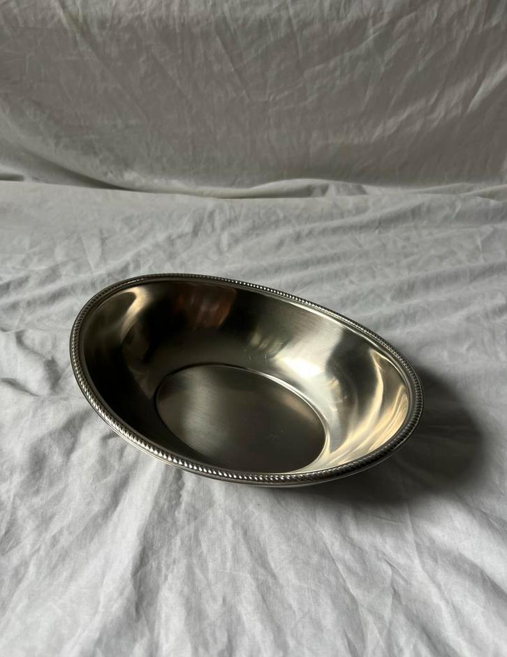 Vintage Italiaanse Alfra Alessi RVS design schaal, Huis en Inrichting, Keuken | Servies, Schaal of Schalen, Overige stijlen, Overige materialen