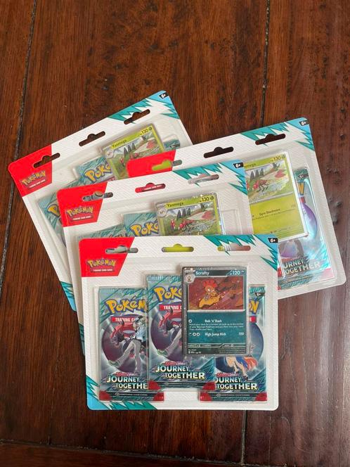 Pokémon Scarlet & Violet Journey Together 3-pack blister, Hobby en Vrije tijd, Verzamelkaartspellen | Pokémon, Nieuw, Ophalen of Verzenden