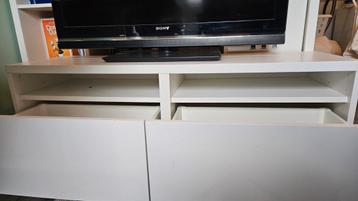 IKEA Besta TV Meubel - Wit - afbeelding 4