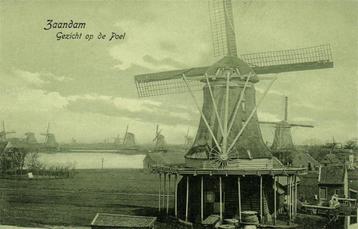 Zaandam, Gezicht op de Poel - 1906 - ongelopen beschikbaar voor biedingen