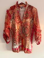 Oranje/ rode/ roze blouse van Tessa Koops, Maat 38/40 (M), Oranje, Ophalen of Verzenden, Tessa Koops