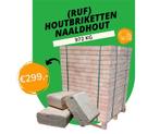 🔥(RUF)houtbriketten🔥| Goedkoopste NU €299,- per pallet ‼️, 6 m³ of meer, Ophalen of Verzenden, Overige houtsoorten, Blokken