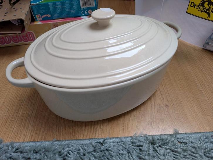 Ovenschaal / Stoofpan met deksel, Huis en Inrichting, Keuken | Potten en Pannen, Zo goed als nieuw, Overige typen, Overige materialen