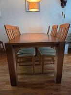 Eettafel met 6 stoelen., Antiek en Kunst, Ophalen