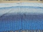 Blauw witte omslagdoek, Kleding | Dames, Ophalen of Verzenden, Gedragen, Maat 46/48 (XL) of groter, Sjaal