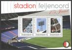 Postzegels Stadion Feyenoord De Kuip 75 jaar, Na 1940, Ophalen of Verzenden, Postfris