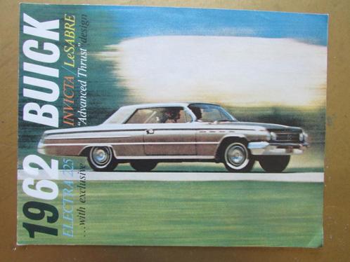 1962 BUICK full size modellen brochure, Engels, Boeken, Auto's | Folders en Tijdschriften, Zo goed als nieuw, Overige merken, Ophalen of Verzenden